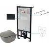 Potinkinis WC komplektas Deante Peonia 6in1, CDENDZPW, Anthracite/titanium/nero