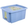 Paw Sc Laikymo dėžė su dangčiu 24L Karolina „Minions Happiness“ 42.5x35.5x22.5cm šviesus mėlynas