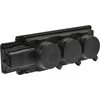 Pawbol 3 lizdai su juodos gumos IP44 D.3159 / 3