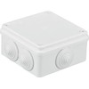 Pawbol Puszka n/t hermetyczna 80x80x40 klik 6 dławików IP44 pilka (S-BOX 036)