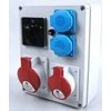 Pawbol 1x32A / 5P 1x16A / 5P 2x250V, extr. L/P IP44 (B.1095W)