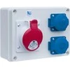 Pawbol Fiksuotas skirstomasis skydas R- BOX 190 1x32A / 5P 2x250V IP44 (B.1603)