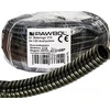 Gofruotas PVC vamzdis Pawbol 10mm (100m ritė) (juodas)