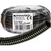Gofruotas PVC vamzdis Pawbol 10mm (100m ritė) (juodas)