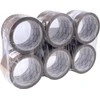 PBS Connect ruda pakavimo juosta 72 mm x 60 m (6 vnt.)