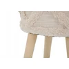 P&C Boho stiliaus taburetė, medinės kojos, Ø 32 cm