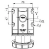PCE Fiksuotas lizdas 32A 400V 3P + Z + N be uždusimo IP67 1252-6