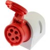 PCE Vnt. fiksuotas lizdas 16/5 IP44 400V - 115-6
