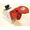 PCE KOMBI lizdas su 0-1 raudona 16A 400V IP44 (914- 6w)
