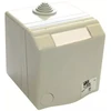 PCE Paviršinio montavimo kištukinis lizdas 16A 2P+Z 230V pilkas IP44 DESIGN 863108v
