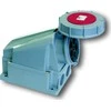 PCE „Power Twist“ fiksuotas lizdas 63A 400V 3P+N+Z be droselio