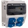 PCE LUBLIN stacionarus skirstomasis skydas 9 moduliai su 4xGS 16A 250V FI40 IP44 9018012 - 9018012