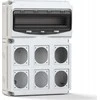 PCE 15851606 FLEX 16-S6 IP66/67 statybiniai skirstomieji skydai su 6 lizdais 15851606