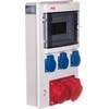 PCE Statybinis skirstomasis skydas LULIN 9mod, be 3x220V, 16A / 5P 32A / 5P 9017506W - 9017506W