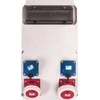 PCE SUWAŁKI 2x13mod skirstomieji įrenginiai su saugikliu. 2*63/5*2C 2*32/5*2C 2GS*2B FI8001 IP44 90277258W – 90277258W