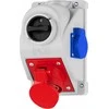 PCESP statybinis skirstomasis skydas PCE Combo-Pol 96061441W 16A 400V 3P+Z lizdas 230V jungiklis 0-1 IP44