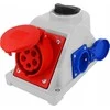 PCESP statybinis skirstomasis skydas PCE Combo-Pol 96061441W 16A 400V 3P+Z lizdas 230V jungiklis 0-1 IP44