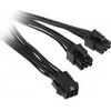 Kolink Adapteris 6-Pin-PCIe to 2x 6-Pin-PCIe-Stecker, juodos spalvos, 15cm