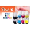 Peach Peach Epson CISS 102 kasetė MultiPack bk,c,m,y, perdirbta