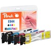 Peach Peach PI200-786 rašalo kasetė, 4 vnt. Pakaitinė juoda, žydra, rausvai raudona, geltona