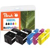 Peach PI300-865 kasetė su rašalu 5 vnt. Analogas Wysoka (XL) našumas Juoda Cyan Violetinė Geltona