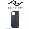 Peak Design dėklas Apple iPhone 15 Mobile Everyday Fabric Case, vidurnaktis