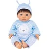 TINY TREASURES - Mėlyna Bear Doll Brown Hair (30543)