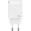 PEDEA 40W USB-C (PD) greitasis įkroviklis – 2 prievadų kelių prievadų mobiliojo telefono įkroviklis su USB-C, baltas