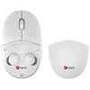 Pelė C-Tech S TWS słuchawkami Dual mode WLM-21, belaidė, BT5.0 + 2,4GHz, 1600DPI, 3 przyciski, USB nano receiver, balta (WLM-21W)