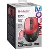 Pelė DEFENDER FEAM MM-296 RF SILENT Raudonas