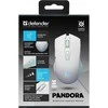 Belaidė pelė DEFENDER PANDORA RF Baltas 3200dpi 7P