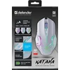 Pelė CDEFENDER GM-511 KATANA RF 3200dpi 7P Baltas
