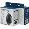 Gembird MUSW3-9B-01 Triple-mode wireless ergonomic pelė (2.4G + BT + USB), 2400 DPI, 9-button, juodas