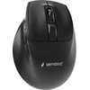 Gembird MUSW3-9B-01 Triple-mode wireless ergonomic pelė (2.4G + BT + USB), 2400 DPI, 9-button, juodas