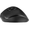 Gembird MUSW3-9B-01 Triple-mode wireless ergonomic pelė (2.4G + BT + USB), 2400 DPI, 9-button, juodas