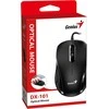 Genius DX-101 Pelė su laidu, juoda, 1200DPI