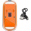 Manhattan Belaidė pelė 2.4GHz RF USB 1600dpi skaidri