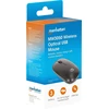 Manhattan MW3050 Optinė belaidė USB pelė, USB-A Nano,3 mygtukai with Scroll, 1200dpi, Juodas, 190312