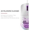 Pelė Rampage BLINK myszka žaidimams su laidu USB, 12800 DPI, RGB, sensor optyczny, balta