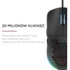 Pelė Rampage BLINK myszka žaidimams su laidu USB, 12800 DPI, RGB, sensor optyczny, juoda