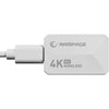 Rampage Zenith Pro belaidė pelė 26000 DPI balta + odbiornik 4 KHz PAW3395 BT 5.2