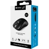Sandberg 331-04 belaidė pelė, taupanti, juoda, kairė ir dešinė, USB-A adapteris