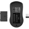 Belaidė pelė Sandberg Saver, juoda, USB-A