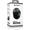 Pelė Sharkoon OfficePal M25W (juodas)