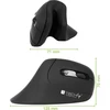 Pelė Techly Myszka belaidė 2.4GHz RF USB pionowa 3200dpi optinė