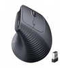 Ugreen Belaidė vertikali pelė 2.4GHz / Bluetooth 5.4 (reguliuojamas DPI), juoda