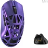 WL Mouse WL Pelė WLMOUSE Beast X Mini Pro Solid Sides Pelė žaidimams, Omron Optinė Switches – violetinė