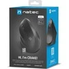 NATEC Vertikali pelė Crake 2 2400DPI wireless Bluetooth 5.0+2.4Ghz left handed juodas