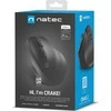 Natec | Vertikali pelė | Crake 2 | Wireless | Vertikali pelė | Bluetooth, 2.4GHz | Juodas