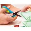 Pelikan Žirklės kairairank. GRIFFIX 15cm neon oranž.-juodos